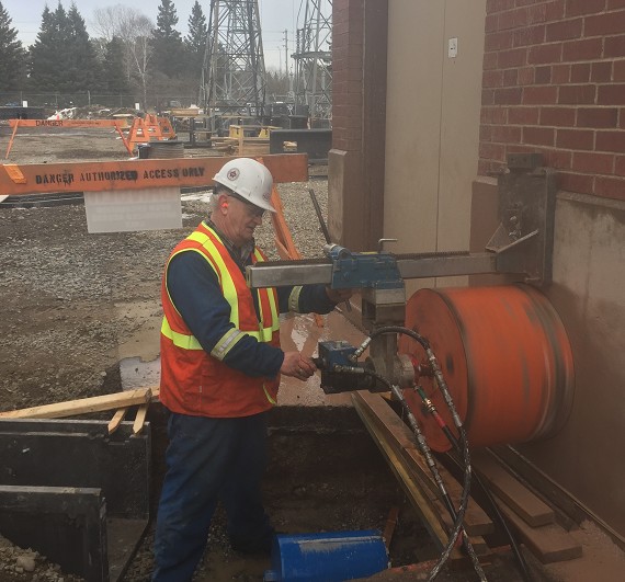Concrete cutting services All Trades Contracting