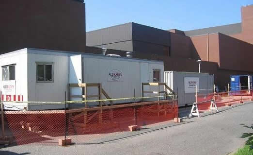 ATC job site setup at Confederation College, 2007